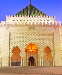 Mausoleum Of Mohammed V Rabat paint by numbers