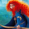 Merida Brave Cartoon Hero paint by numbers