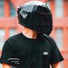 Motorcyclist Bike Helmet paint by numbers