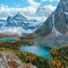 Mount Assiniboine Provincial Park paint by numbers