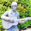 Musician With Guitar Statue paint by numbers