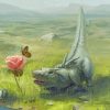 Nature Life Dinosaurs Illustration paint by numbers