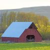 Old Barn On Farmlands paint by numbers