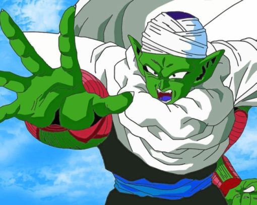 Piccolo From Dragon Ball paint by numbers