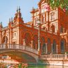 Plaza De España Spain paint by numbers