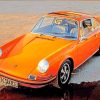 Porsche Retro Car paint by numbers