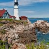 Portland Head Light Maine paint by numbers