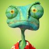 Rango Lizard Cartoon paint by numbers