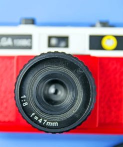 Red Classic Camera paint by numbers