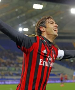 Ricardo Kaka In Ac Milan paint by numbers