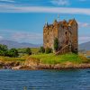 Scotland Castles Rivers Castle Stalker paint by numbers