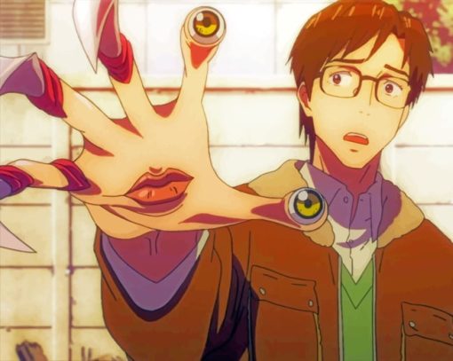 Shinichi Izumi And Migi Anime paint by numbers