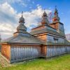 Slovakia Temples Church Bodruzal Wooden Dome paint by numbers