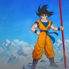 Son Goku Dragon Ball Z paint by numbers