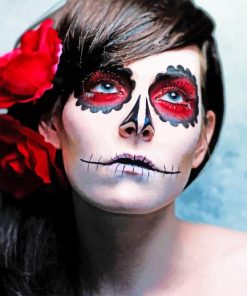 Sugar Skull Girl Paint By Numbers