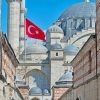 Suleymaniye Mosque Turkey paint by numbers