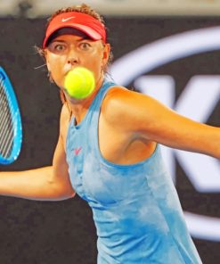 Tennis Player Maria Sharapova paint by numbers