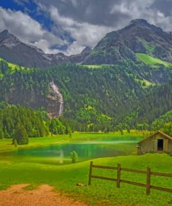 The Alps in Bern Paint By Numbers