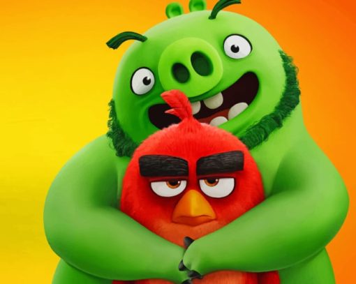 The Angry Birds Movie paint by numbers