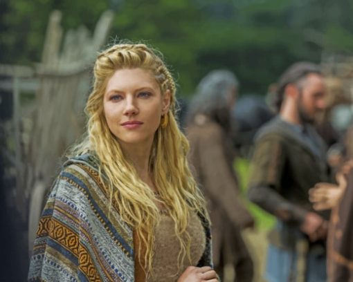 Vikings Lagertha Katheryn Winnick paint by numbers