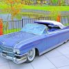 Vintage Cadillac Eldorado Car paint by numbers