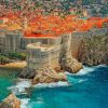 Walls Of Dubrovnik Croatia paint by numbers