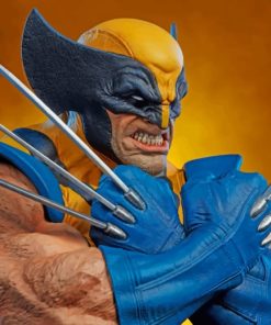 Wolverine Marvel Hero Member paint by numbers