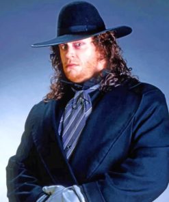 Wrestling Star Undertaker paint by numbers