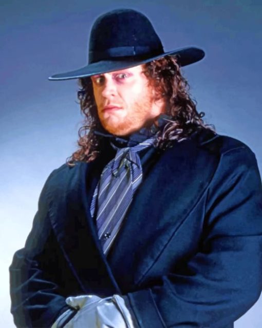 Wrestling Star Undertaker paint by numbers