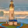 Yaquina Head Lighthouse paint by numbers