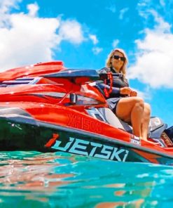 Ymaha Jetski Watercraft paint by numbers