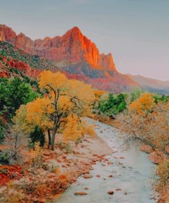 Zion National Park In Utah paint by numbers