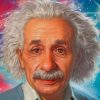 Albert Einstein Portrait paint by numbers