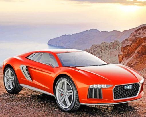 Audi Nanuk Quattro Concept Sport Car paint by numbers