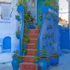 Beautiful Old House Chefchaouen City paint by numbers