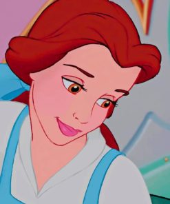 Belle Disney Princess paint by numbers