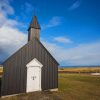 Black Church Building Blue Skies paint by numbers