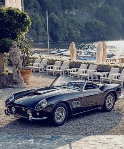 Black Ferrari 250 paint by numbers