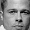 Brad Pitt Black And White paint by numbers