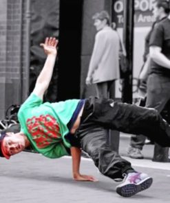 Break Dancer In The Street paint by numbers