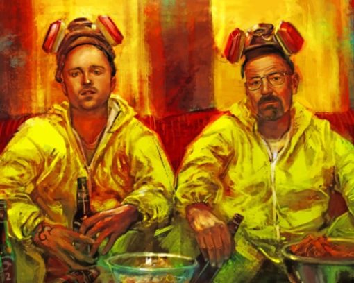 Breaking Bad Duo During The Cook paint by numbers