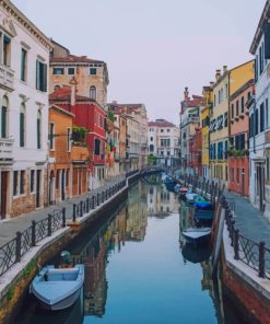 Canal In Italy paint by numbers