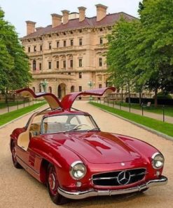 Classic Mercedes Benz paint by numbers