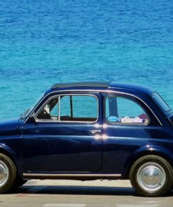 Classic Vehicle Fiat 500 paint by numbers