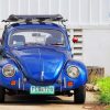 Classic Volkswagen Beetle Wagon paint by numbers