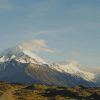 Clouds Scattered Over A Snowcapped Mountain paint by numbers