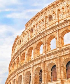 Colosseum Rome Italy paint by numbers