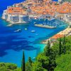 Croatia Walls Of Dubrovnik paint by numbers