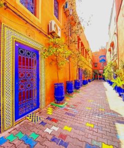 Dar Si Said Palace Marrakesh paint by numbers