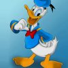 Donald The Duck Cartoon paint by numbers